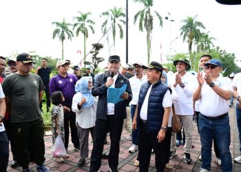 Wakapolda Jambi Hadiri Jalan Santai HUT Provinsi Jambi ke-69