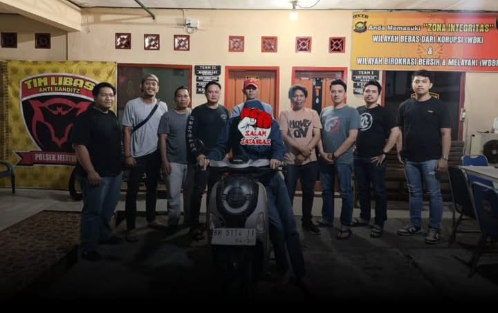 Tim Libas Unit Reskrim Polsek Jelutung Bongkar Kasus Begal HP