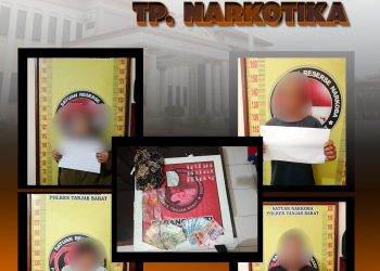 Gerebek “Lorong Maut”, Satresnarkoba Polres Tanjab Barat Ringkus 4 Pelaku dan 21 Paket Sabu