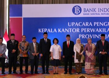 Kakanwil Kemenkum Jambi Hadiri Prosesi pengukuhan Kepala Kantor Perwakilan Bank Indonesia Provinsi Jambi