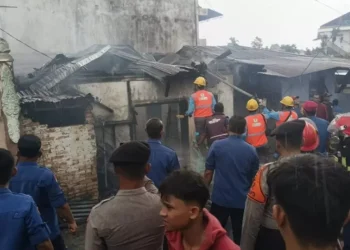 Kebakaran Hebat Terjadi Lagi di Kota Jambi, Dua Rumah Ludes dan Satu Orang Tewas