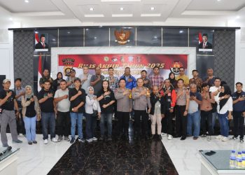 Polresta Jambi Paparkan Capaian Kinerja Sepanjang Tahun 2025 dalam Rilis Akhir Tahun