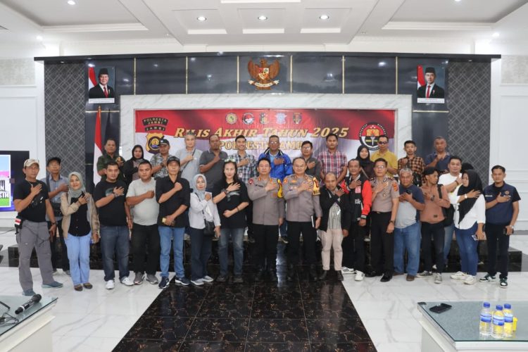 Polresta Jambi Paparkan Capaian Kinerja Sepanjang Tahun 2025 dalam Rilis Akhir Tahun