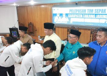 Bupati Anwar Sadat Pimpin Upacara HUT ke-63 Bank Jambi di Kuala Tungkal