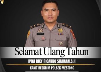 Kanit Reskrim Polsek Mestong Injak Usia ke-35 Tahun