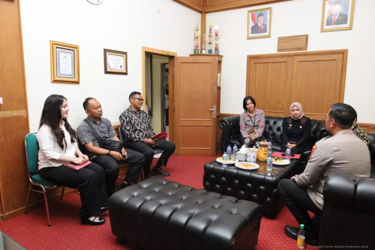 Perkuat Sinergi Penegakan Hukum KI, Kanwil Kemenkum Jambi Lakukan Audiensi dengan Polres Sarolangun