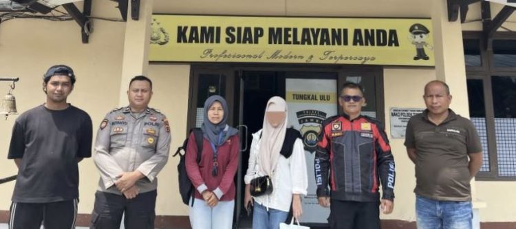 Polsek Tungkal Ulu Amankan Remaja Putri Asal Bangka Belitung yang Dilaporkan Hilang