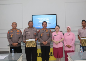 Polresta Jambi Teken PKS SPPG Polri, Dukung Program Makan Bergizi Gratis