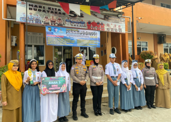 Satgas Preemtif Ops Keselamatan Polda Jambi 2026 Sosialisasikan Tertib Lalu Lintas di 4 Sekolah