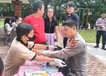 Peduli Kemanusiaan, Polres Muaro Jambi Gelar Aksi Donor Darah Bersama PMI