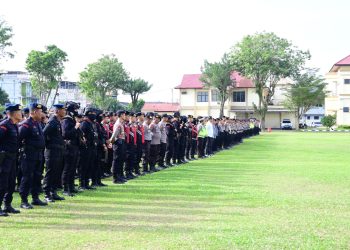 Kapolresta Jambi Pimpin Apel Kesiapan, Tegaskan Pengamanan Imlek Harus Aman dan Humanis