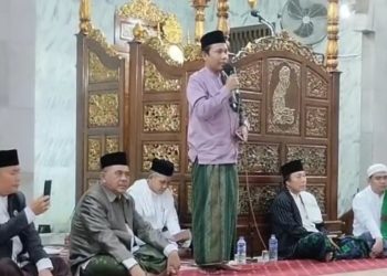 Wakili Bupati, Akhoi Sambut Tim Safari Ramadan MUI Provinsi Jambi di Masjid Raya