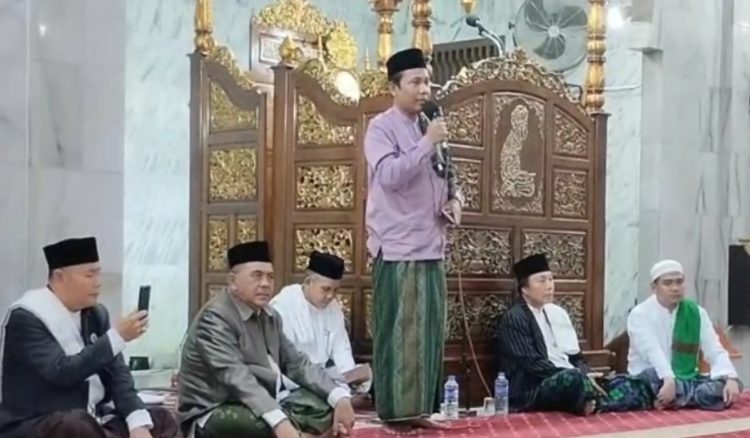 Wakili Bupati, Akhoi Sambut Tim Safari Ramadan MUI Provinsi Jambi di Masjid Raya