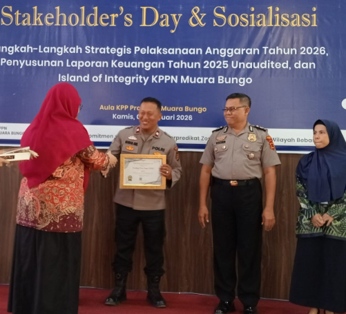 Polres Bungo Raih Peringkat Pertama Nilai IKPA 2025 dari KPPN Muara Bungo