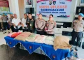 Polairud Polda Jambi Tangkap Kapal Bermuatan 6 Ton Beras dan Komoditas Pertanian Ilegal