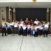 Pengalungan Mendali dan Pemberian Reward Pada Atlit yang Berprestasi Serta Piagam Penghargaan Kepada Pemenang Kejurprov Jambi dan Piala Wali Kota Padang Cabang Karate Diberikan Langsung Oleh Kabag OPS Polres Muaro Jambi AKP Rodi Hambali SH