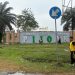 Polsek Sungai Gelam Bersihkan Sekitaran Masjid Nurul Falah