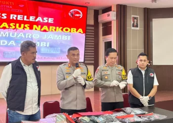 Satresnarkoba Polres Muaro Jambi Ungkap 10 Kasus Narkotika dalam Sebulan, 12 Tersangka Diamankan