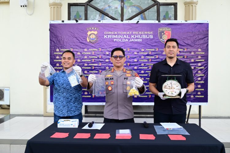 87,78 Gram Sabu Dimusnahkan Polres Muaro Jambi