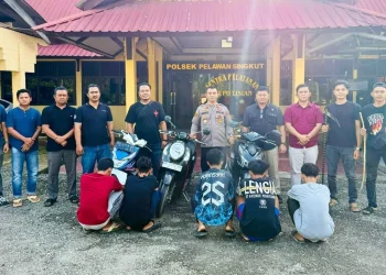 Geng Motor PEMUDA-43 Dibekuk, Polisi Amankan Sabit dan Panah Kayu