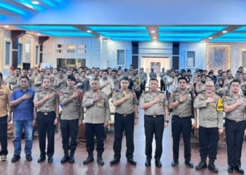 Kapolres Muaro Jambi Dampingi Karo SDM Polda Jambi Sidak Tes Urine, Tegaskan Komitmen Bersih Narkoba
