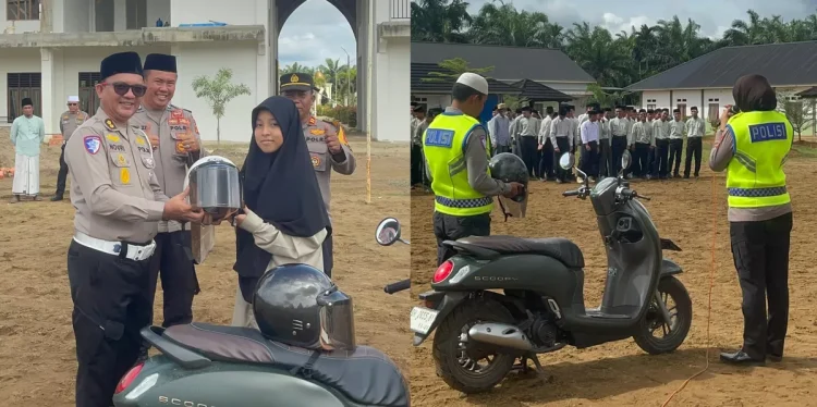 Santri di Garis Depan Keselamatan Jalan, Ditlantas Polda Jambi Turun Langsung ke Ponpes Al-Kautsar