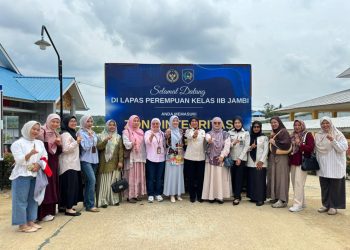 Kalapas Perempuan Jambi Dampingi PWP Pertamina Hulu Rokan Zona 1 Tinjau Program Pembinaan Kemandirian Membatik