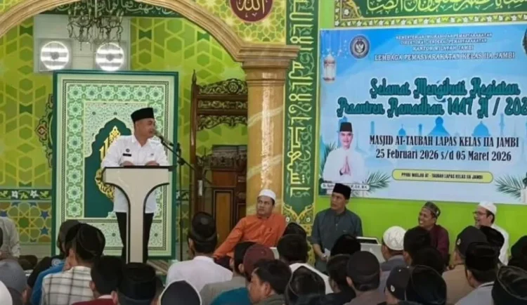 Enam Hari Pesantren Kilat Digelar, Lapas Jambi Targetkan 50 Warga Binaan per Blok