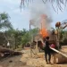 Polisi Tertibkan PETI di Batang Hari, Puluhan Dompeng Dimusnahkan