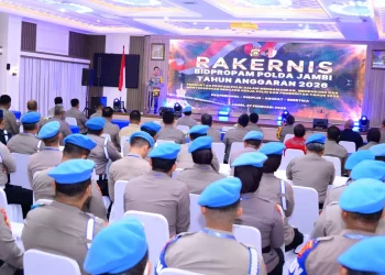 Rakernis Bidpropam 2026 Dibuka, Kapolda Jambi Tekankan Pengawasan Adaptif dan Anti-Kekerasan