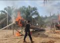 Polres Batanghari Musnahkan Alat PETI di Maro Sebo Ulu, Pelaku Kabur Saat Digerebek