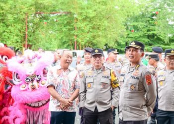 Wakapolda Jambi Monitoring Perayaan Imlek di Sejumlah Kelenteng dan Vihara