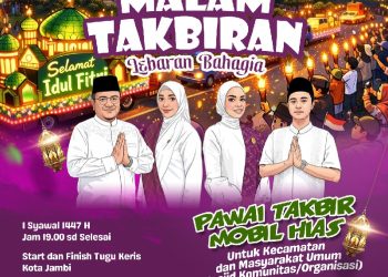 Semarakkan Malam Takbiran, Pemkot Jambi Akan Gelar “Pawai Takbir Keliling Mobil Hias”
