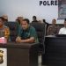 Berkunjung ke Mapolres Merangin, Bupati M. Syukur Hadiri Zoom Meeting dan Bazar Pangan Murah