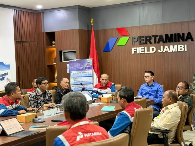 Syarif Fasha Tinjau Operasi Pertamina di Jambi, Bahas Lifting Migas hingga Konflik Lahan BMN