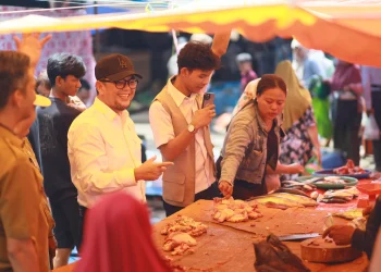 Pantau Harga Sembako di Pasar Sengeti, Ivan Wirata Pastikan Stok dan Harga Masih Stabil