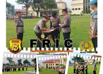 Kapolresta Jambi Pimpin Sertijab 5 PJU dan 5 Kapolsek