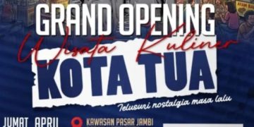 Pemkot Jambi Ajak Masyarakat Hadiri Grand Opening Wisata Kuliner Kota Tua