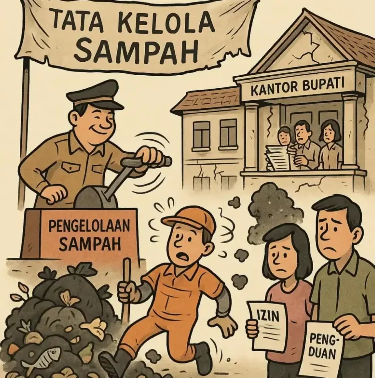 Sampah Menggunung di Jantung Pemerintahan, Fraksi PAN DPRD Muaro Jambi Semprot Keras Kadis DLH