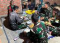 Satgas TMMD 127 Kodim 0415/Jambi Pererat Kemanunggalan dengan Masyarakat melalui Buka Puasa Bersama