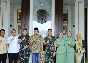 Safari Ramadhan, Danrem 042/Gapu Pererat Silaturahmi dengan Forkopimda di Rumah Dinas Bupati Tebo