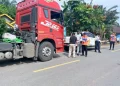 Langgar Aturan Pembatasan Operasional, BPTD Jambi Tahan Truk Bawa Bahan Pupuk