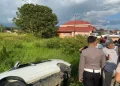 Tabrakan Beruntun di Sungai Penuh, Dua Mobil dan Satu Motor Terjun ke Sawah