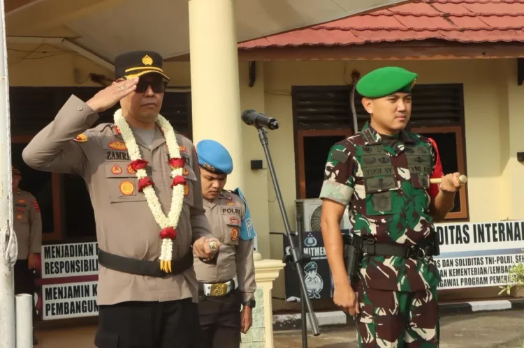 AKBP Zamri Elfino Resmi Pimpin Polres Bungo, Tegaskan Sinergi TNI-Polri dan Profesionalisme Personel