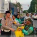 Edukasi Tertib Lalu Lintas di Bulan Ramadhan, Jasa Raharja dan Ditlantas Polda Jambi Bagikan Takjil dan Helm Keselamatan