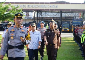 Pastikan Keamanan Idul Fitri, Wabup A. Khafidh Hadiri Apel Gelar Pasukan Operasi Ketupat 2026