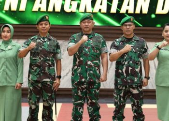 Danrem 042/Gapu, Nyamin Resmi Naik Pangkat Brigjen