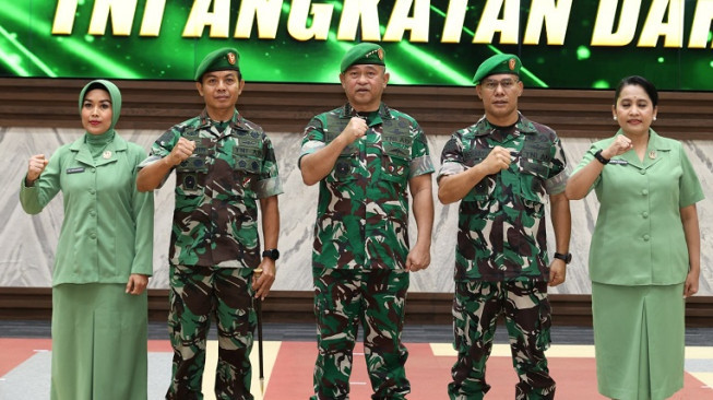 Danrem 042/Gapu, Nyamin Resmi Naik Pangkat Brigjen