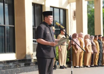 Wabup Tekankan Sinergi dan Kinerja ASN dalam Apel Gabungan