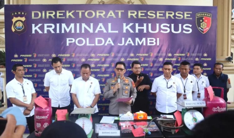 Polda Jambi Ungkap Praktik Penyalahgunaan Gas Subsidi, Tiga Orang Diamankan